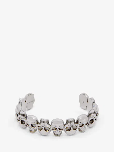 ALEXANDER MCQUEEN MULTI-SKULL CUFF