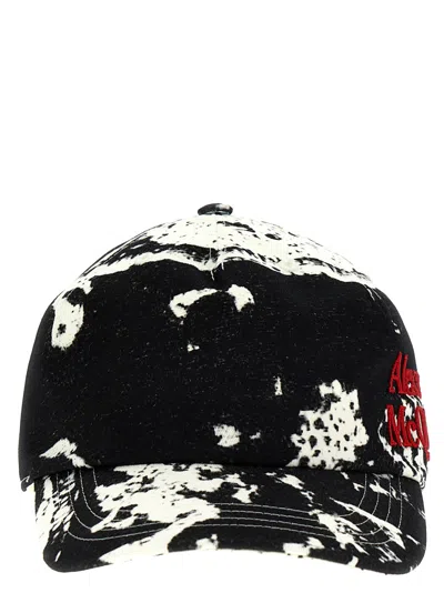ALEXANDER MCQUEEN MULTICOLOR ALL OVER PRINT CAP
