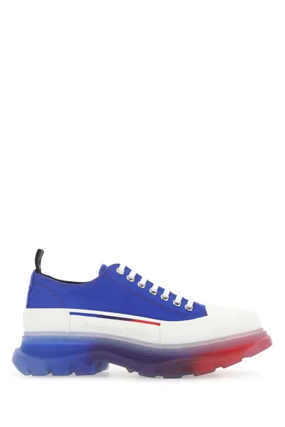 Alexander Mcqueen Multicolor Canvas Tread Slick Sneakers