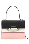 Alexander Mcqueen Multicolor Leather The Story Handbag In Brown