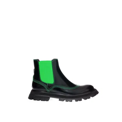 Alexander Mcqueen Multicolor Leather Women's Boot