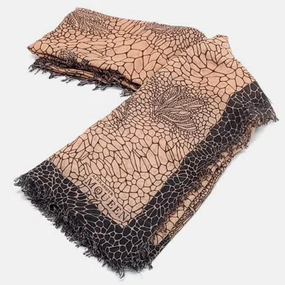 Pre-owned Alexander Mcqueen Multicolor Modal 85% Silk 15% Scarf
