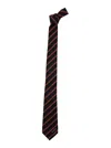 Alexander Mcqueen Tie College Reg Gold In Multicolor