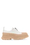 Alexander Mcqueen Women Two-tone Canvas Tread Slick Sneakers In Multicolor