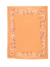 Alexander Mcqueen Women Mushroom Scarf In Orange