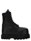 Alexander Mcqueen Combat Boots In Black