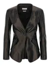 Alexander Mcqueen Nappa Blazer In Black