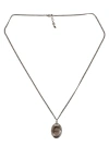 ALEXANDER MCQUEEN NECKLACE WITH A FACETED STONE