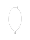 Alexander Mcqueen Men Dapper Pend.necklace In Silver