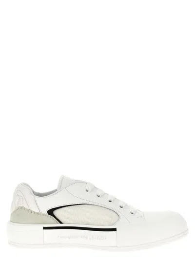Alexander Mcqueen 'neoprene Canvas' Sneakers In White