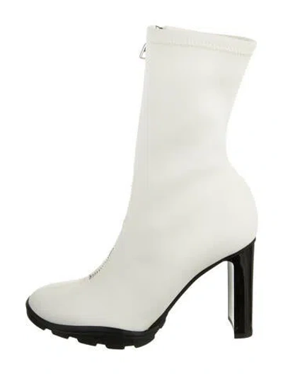 Pre-owned Alexander Mcqueen Neoprene Sock Boots In Neutral