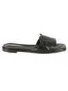 Alexander Mcqueen Flat Sandals In Black