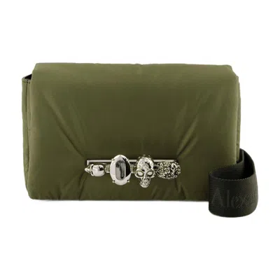 Alexander Mcqueen New Knuckle Bum Crossbody In Brown