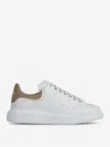 Alexander Mcqueen Alexander Mc Queen White/stone Oversized Sneakers In Heel Panel Details