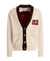 Alexander Mcqueen Mcqueen 'skull' Cardigan In Nude