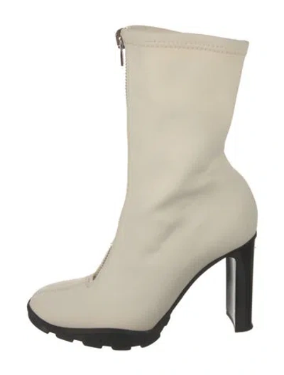 Pre-owned Alexander Mcqueen Nylon Boots In Neutral
