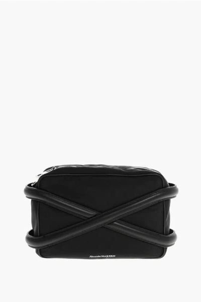 Alexander Mcqueen Nylon Crossbody Bag With Zipped Closure