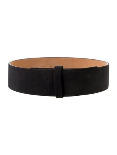 Pre-owned Alexander Mcqueen Nylon Waist Belt In Black
