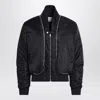 Alexander Mcqueen Alexander Mc Queen Black Nylon Zip Bomber In Black
