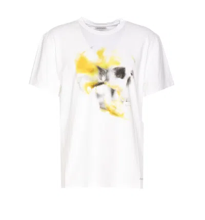 Alexander Mcqueen T-shirts And Polos In Blanco