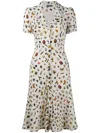 Alexander Mcqueen Obsession Print Shirt Dress In Multi