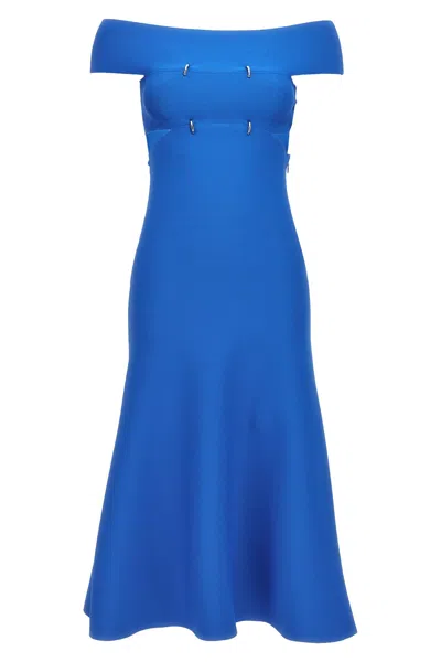 ALEXANDER MCQUEEN OFF-SHOULDER PUFFER DRESS