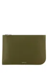 Alexander Mcqueen Large Leather Rectangular Shape Sling Pouch