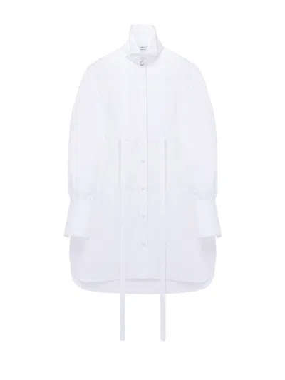 Alexander Mcqueen Optical White Cotton Clothing Dresses