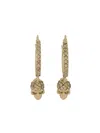 Alexander Mcqueen Women Orecchini A Cerchio Skull
