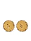 Alexander Mcqueen Women's Sovereign Skull Earrings In Metallic