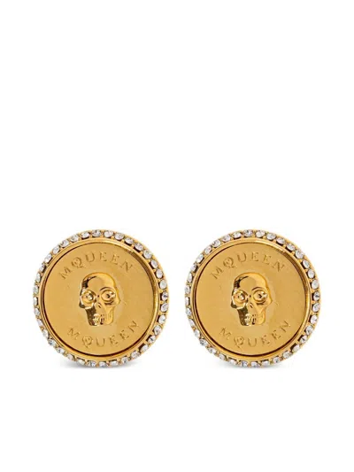 ALEXANDER MCQUEEN SOVEREIGN SKULL EARRINGS