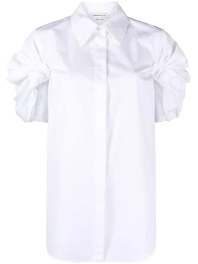 Alexander Mcqueen Shirt In Optical White