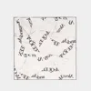 Alexander Mcqueen Alexander Mc Queen Logo Silk Scarf In Beige