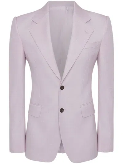 Alexander Mcqueen Outerwear In Pale Lilac