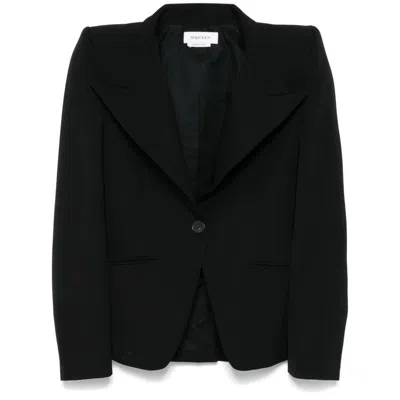 Alexander Mcqueen Outerwears In Black