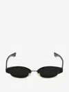 Alexander Mcqueen Oval Sunglasses In Black