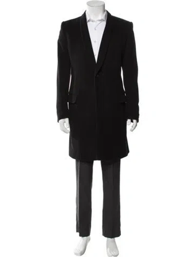 Pre-owned Alexander Mcqueen Overcoat In Gray