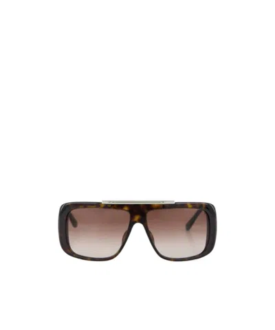 Alexander Mcqueen Oversize-frame Sunglasses In Brown