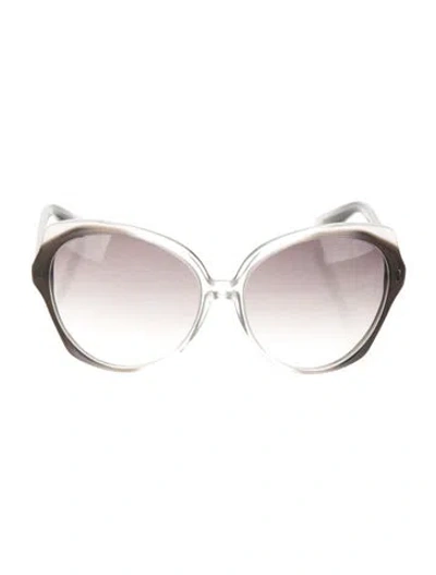 Pre-owned Alexander Mcqueen Oversize Gradient Sunglasses