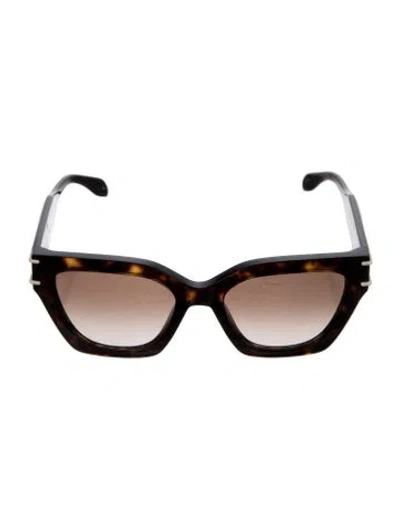 Pre-owned Alexander Mcqueen Oversize Gradient Sunglasses W/ Tags In Brown