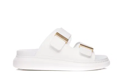 Alexander Mcqueen Oversize Hybrid Sandals In White