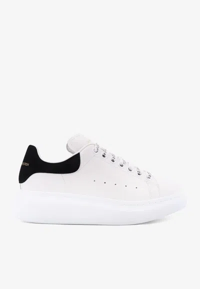 ALEXANDER MCQUEEN OVERSIZE LEATHER LACE-UP SNEAKERS