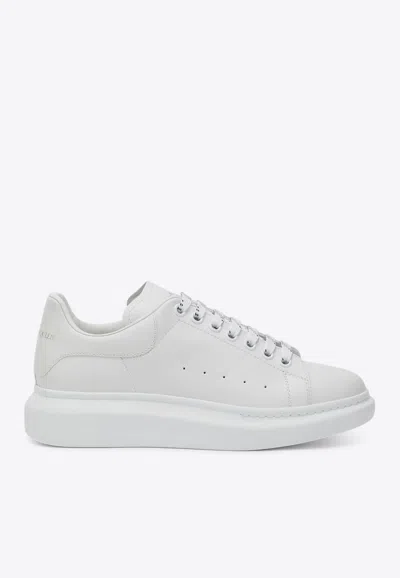 ALEXANDER MCQUEEN OVERSIZE LEATHER LOW-TOP SNEAKERS