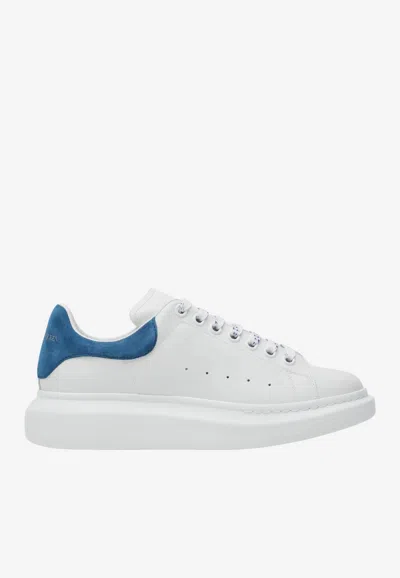 Alexander Mcqueen Oversize Leather Low-top Sneakers In White