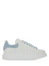Alexander Mcqueen White And Light Blue Leather Sneakers