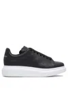 Alexander Mcqueen Round Head Lacing Low-cut Casual Sneakers