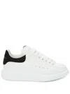 Alexander Mcqueen Oversize Sneakers In White And Beige Calf Leather