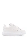 Alexander Mcqueen Women Leather Upper And Rubber Sole Sneaker In White