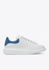 Alexander Mcqueen Oversized Leather Sneakers Detail Contrasting In White