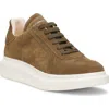 Alexander Mcqueen Oversize Retro Sneaker In Mud